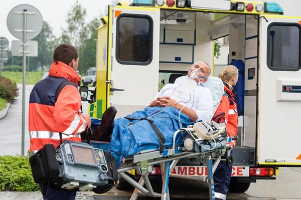 Ambulance à Baziège